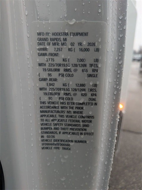 2026 Ford F-450SD XL 12' CONTRACTOR BODY