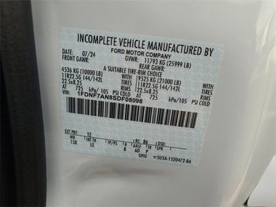 2025 Ford F-750SD 10' CHRYSTEEL DUMP FULL HYDROLIC