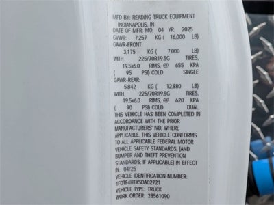 2025 Ford F-450SD XL CM HAULER BODY DELUXE