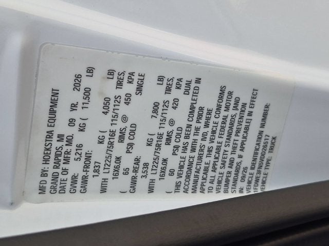 2027 Ford E-350SD Base Cutaway