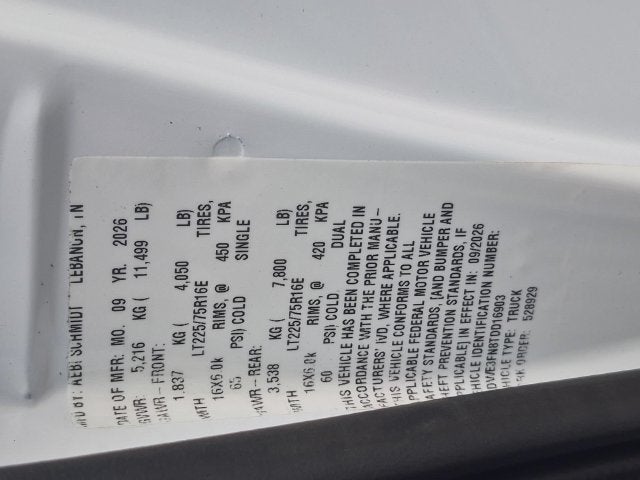 2026 Ford E-350SD Base ENCLOSED SERVICE BODY