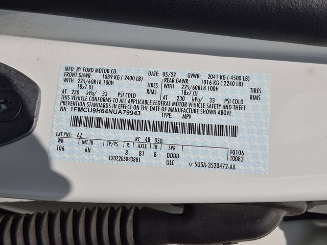 2022 Ford Escape SEL