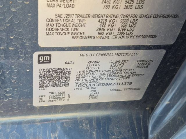 2024 Chevrolet Silverado 1500 LTZ
