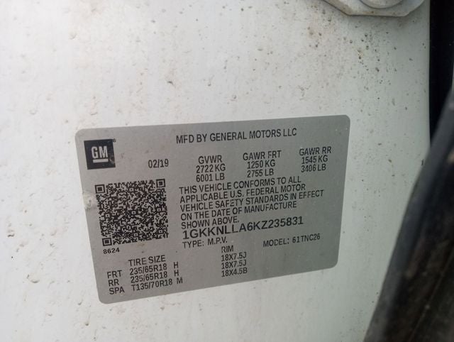 2019 GMC Acadia SLE-2