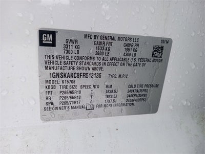 2015 Chevrolet Tahoe LS