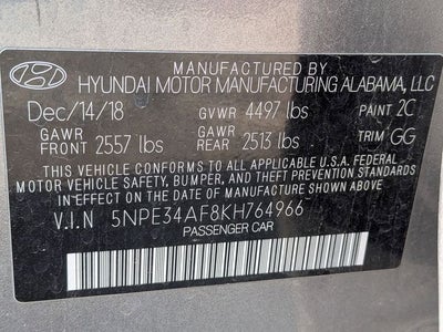 2019 Hyundai Sonata Limited