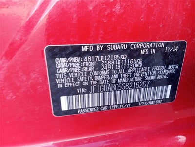 2025 Subaru Impreza Base