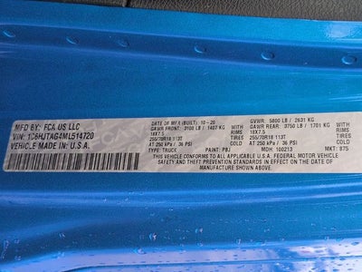 2021 Jeep Gladiator Sport 80th Anniversary