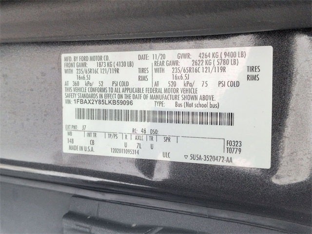 2020 Ford Transit-350 XL