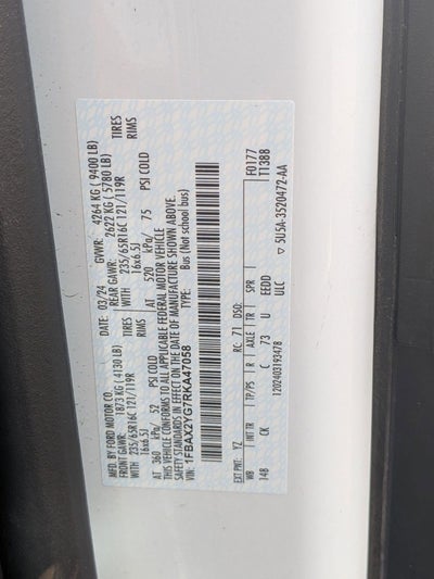 2024 Ford Transit-350 XLT