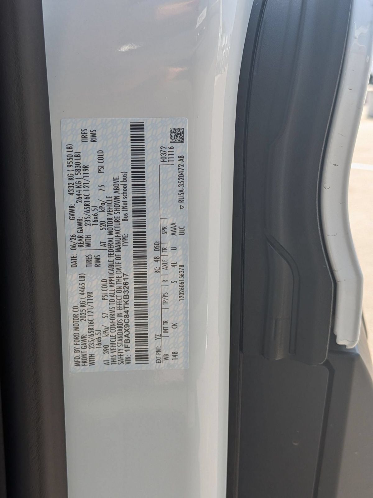 2026 Ford Transit-350 XL