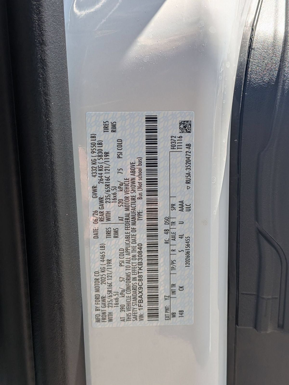 2026 Ford Transit-350 XL