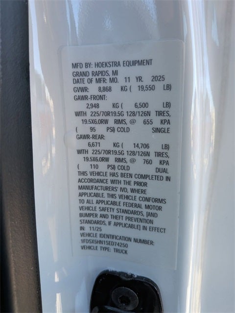 2025 Ford F-550SD XL DRW