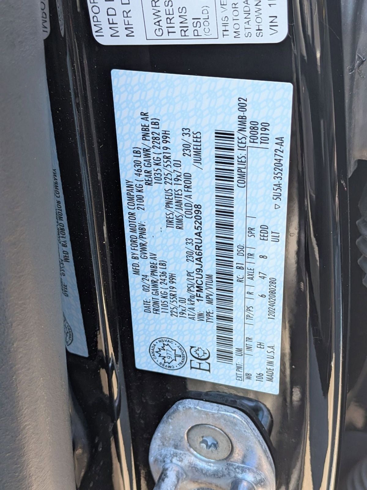 2024 Ford Escape Platinum AWD