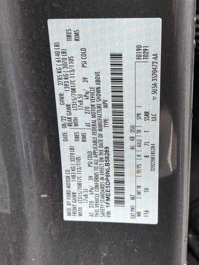 2022 Ford Bronco Black Diamond