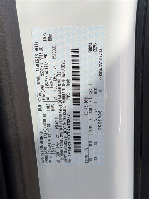 2026 Ford Transit-250 Base