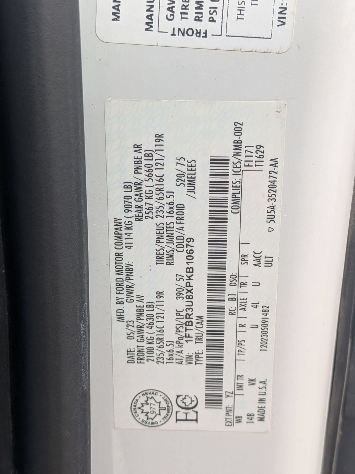 2023 Ford Transit-250 Base