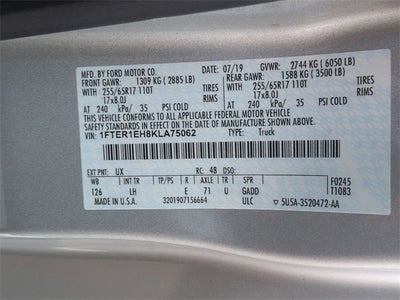 2019 Ford Ranger XLT