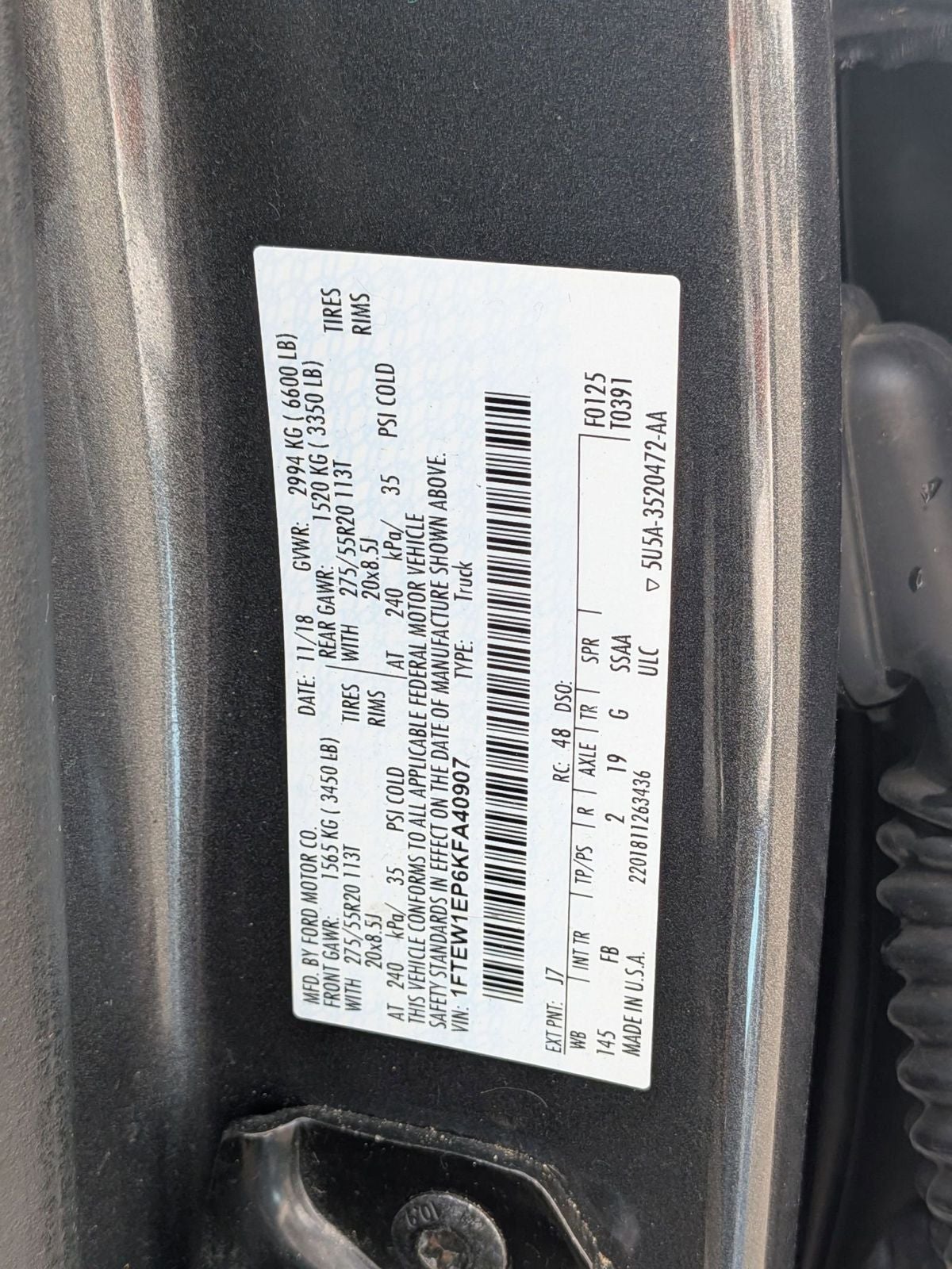 2019 Ford F-150 XLT