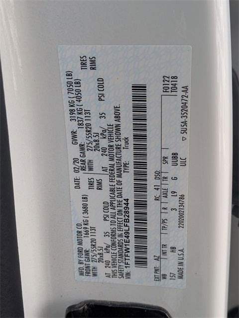 2020 Ford F-150 Lariat