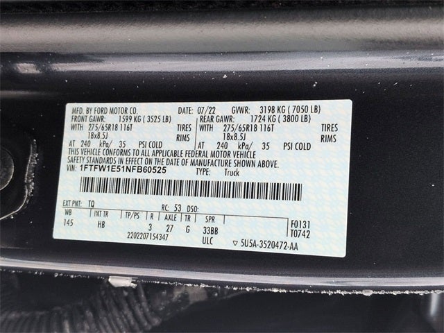 2022 Ford F-150 Lariat