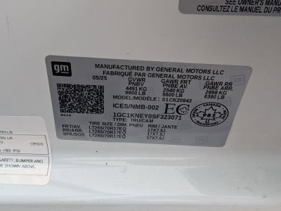 2025 Chevrolet Silverado 2500HD LT