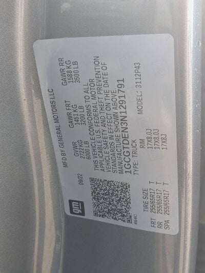 2022 Chevrolet Colorado Z71