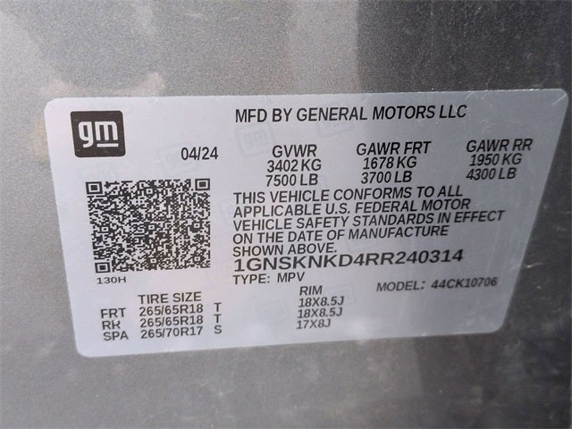 2024 Chevrolet Tahoe LT