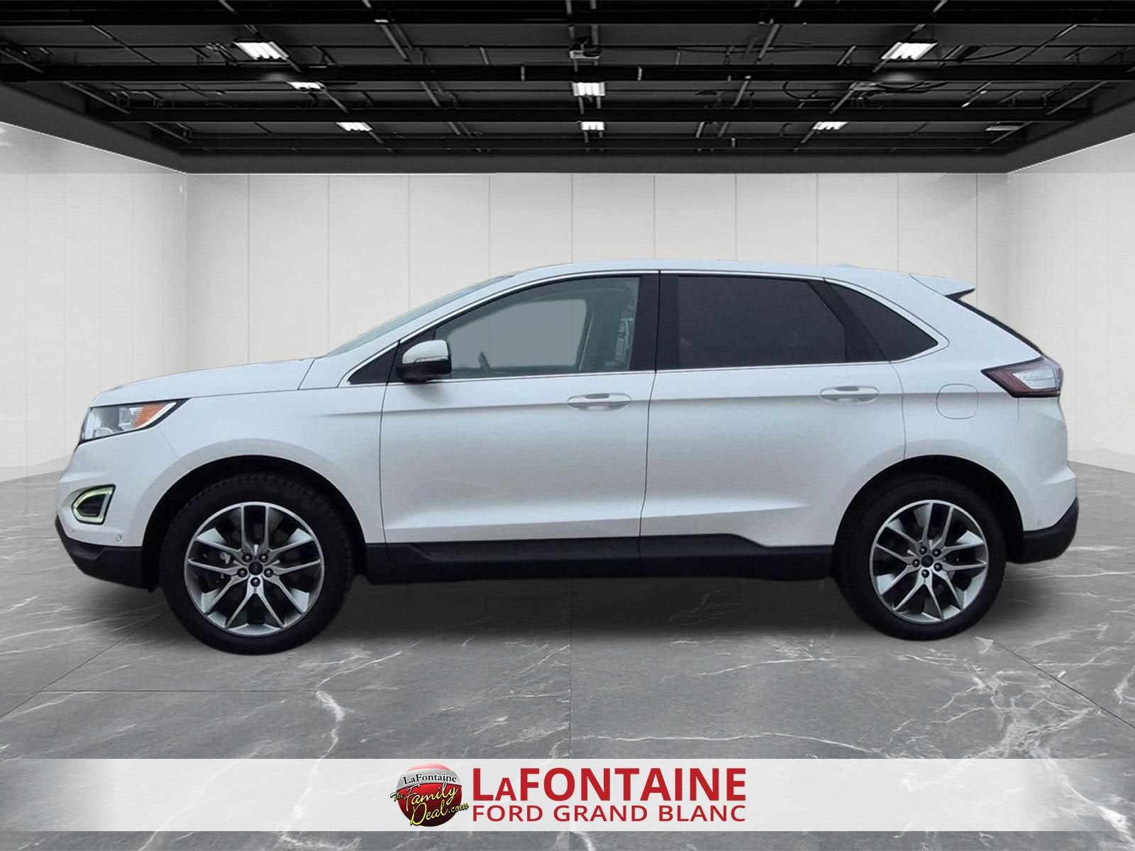 Used 2015 Ford Edge Titanium with VIN 2FMPK4K96FBB05933 for sale in Flint, MI