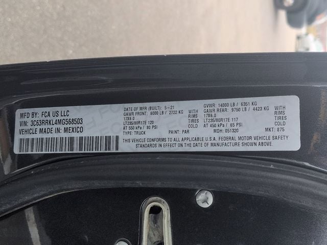 2021 RAM 3500 Laramie Longhorn Dual Rear Wheels