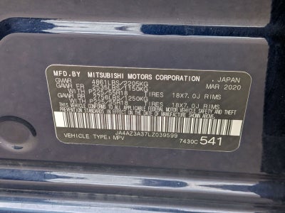 2020 Mitsubishi Outlander SE
