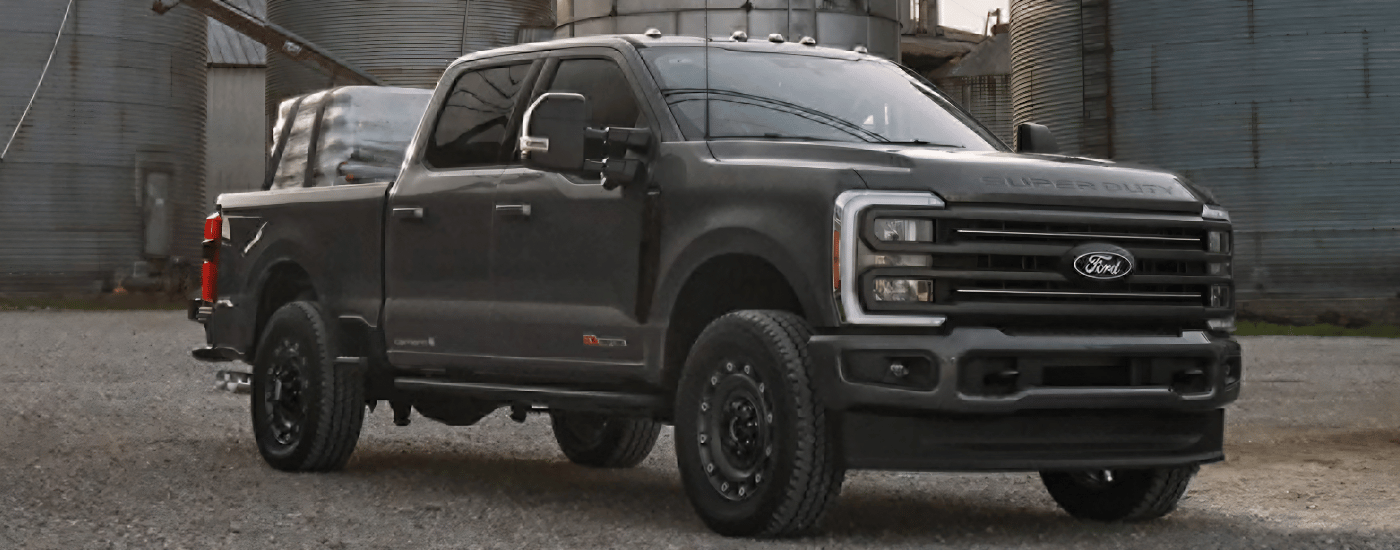 Grey 2026 Ford F-250 SD Carhart Edition parked at an angle